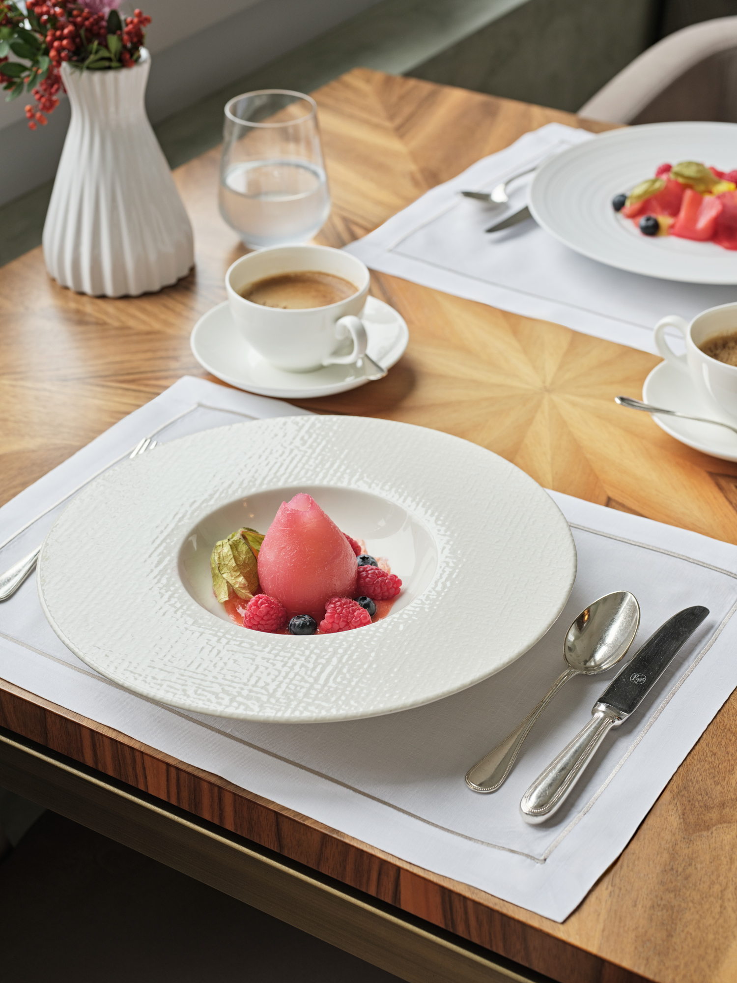 Chenot Palace Weggis Biolight dining experience